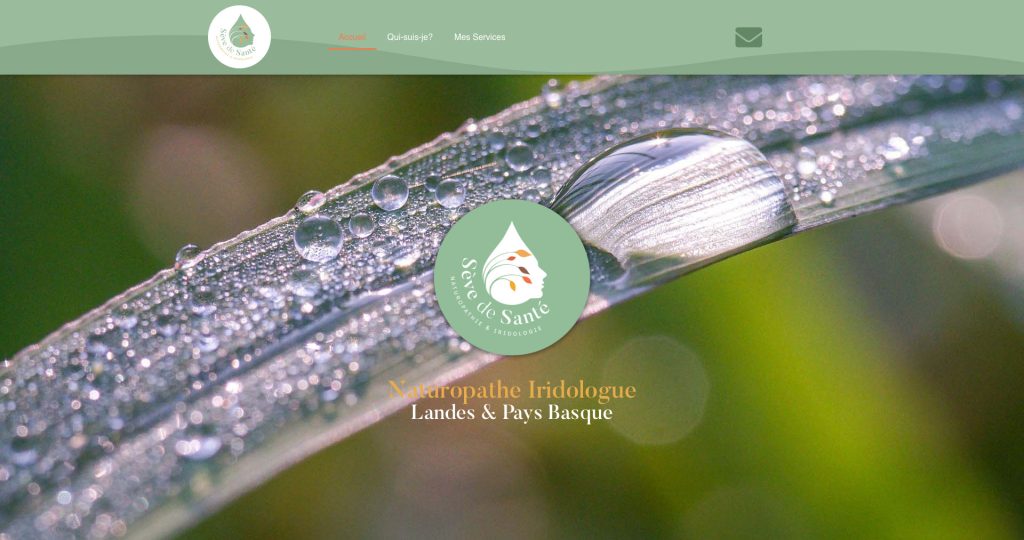 Homepage hero section design – first naturopathy consultation CTA